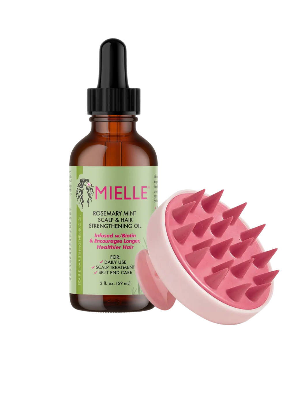 Set capilar Aceite Mielle + Cepillo