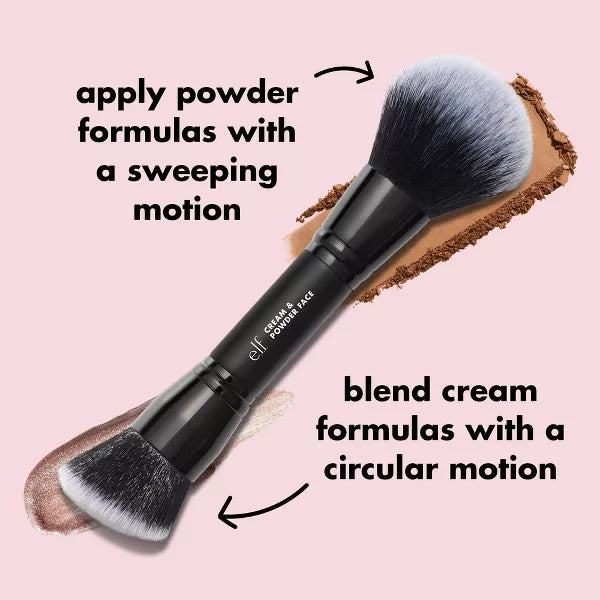 Brocha Cream & Powder Makeup elf Cosmetics