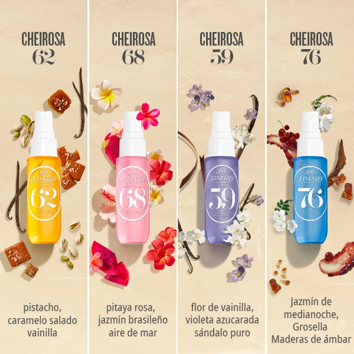 Kit de Brumas para Cuerpo y Pelo Sol de Janeiro