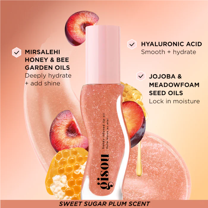 NUEVO Glazed Plum Hydrating Lip Oil - Gisou