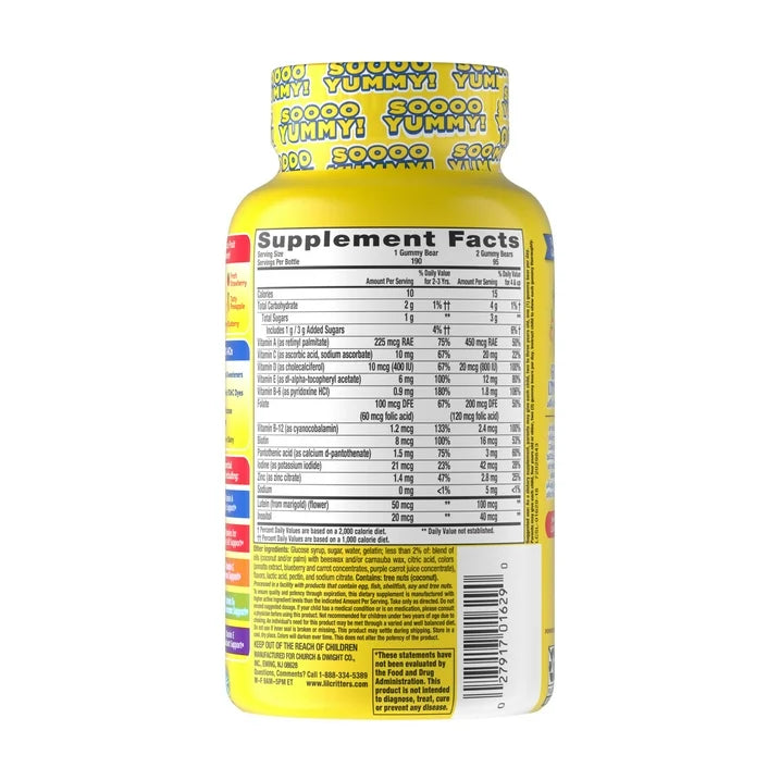 PREVENTA L'il Critters Gummy Vites (multivitamínico)