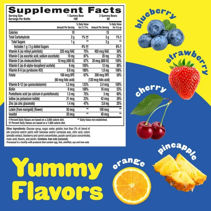 PREVENTA L'il Critters Gummy Vites (multivitamínico)