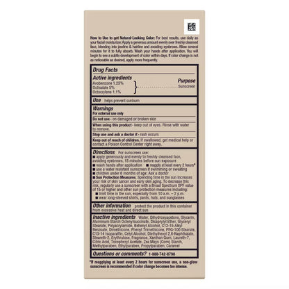 Jergens Natural Glow -Autobronceador facial  con protector solar diario - FPS 20