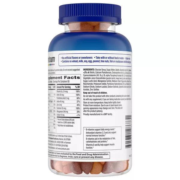 Multivitaminico Centrum Hombre (Gummies)