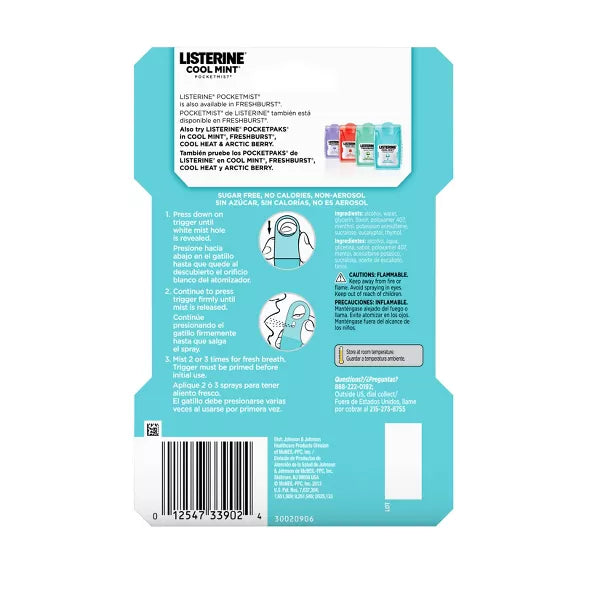 Spray Listerine - set 2 ud