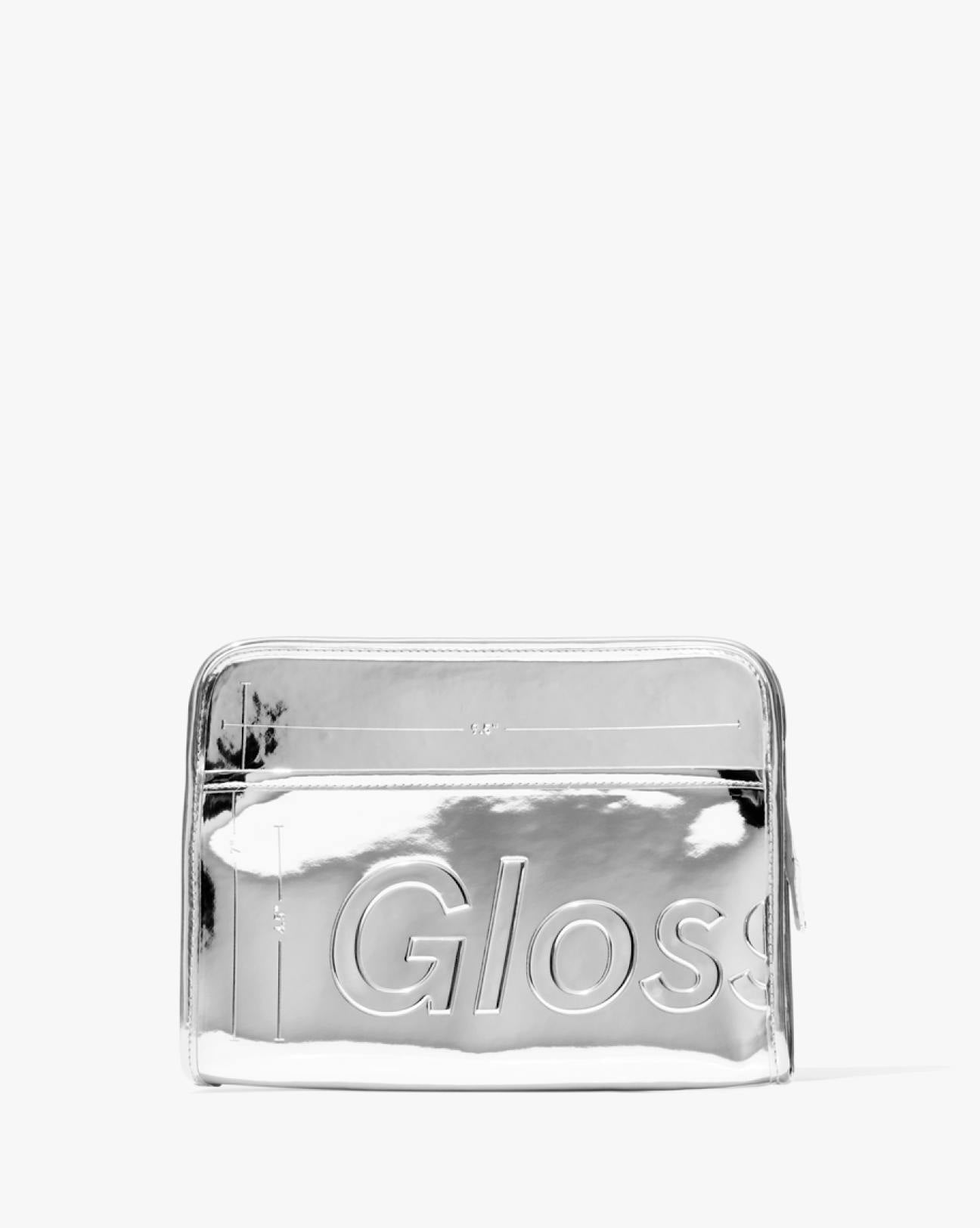 Cosmetiquero Chrome Beauty Bag- Glossier