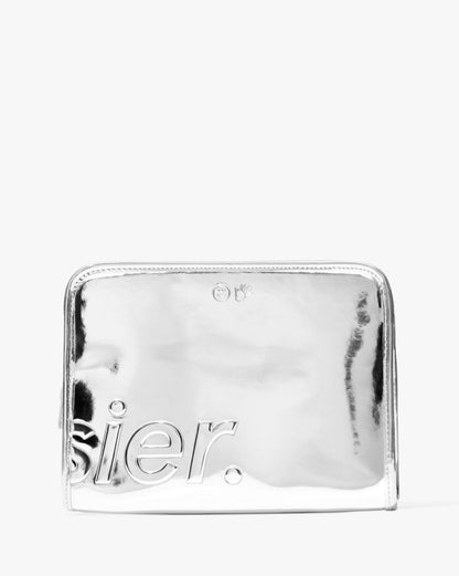 Cosmetiquero Chrome Beauty Bag- Glossier