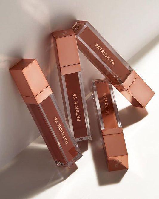 PREVENTA Silky Lip Crème Patrick Ta (variedad tonos)