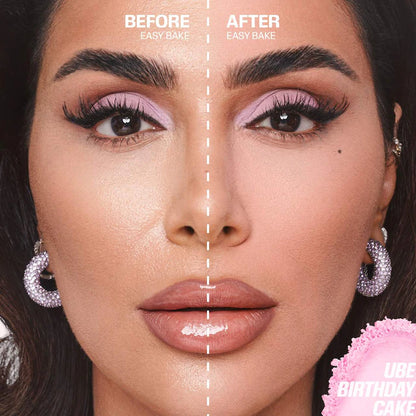 Easy Bake Ube Birthday Cake x Huda Beauty
