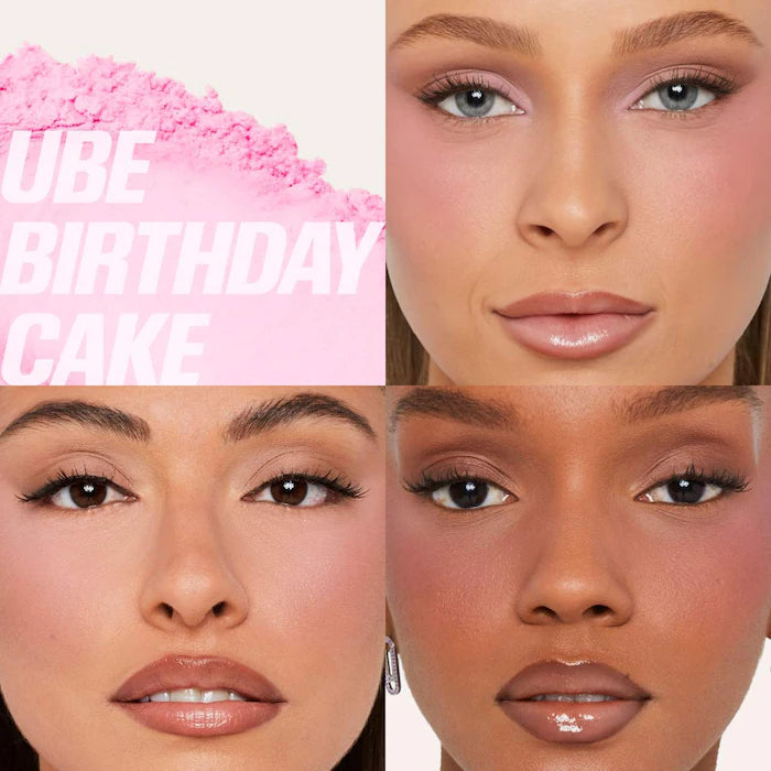 Easy Bake Ube Birthday Cake x Huda Beauty
