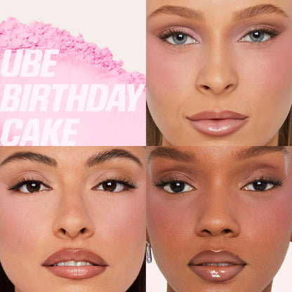 Easy Bake Ube Birthday Cake x Huda Beauty