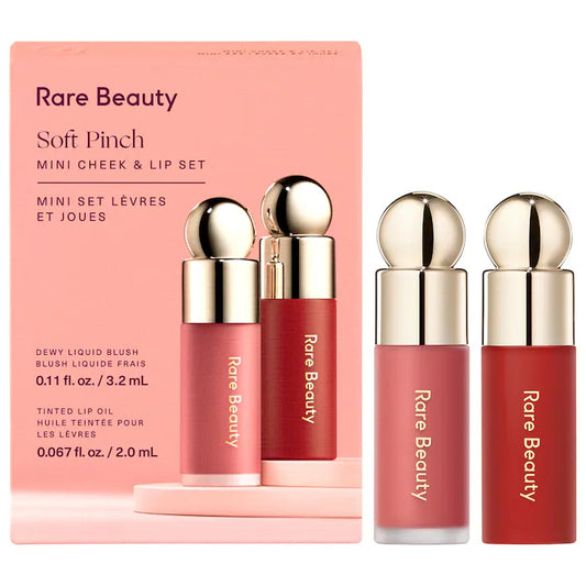 Pack mini blush+ tinta labios Rare Beauty