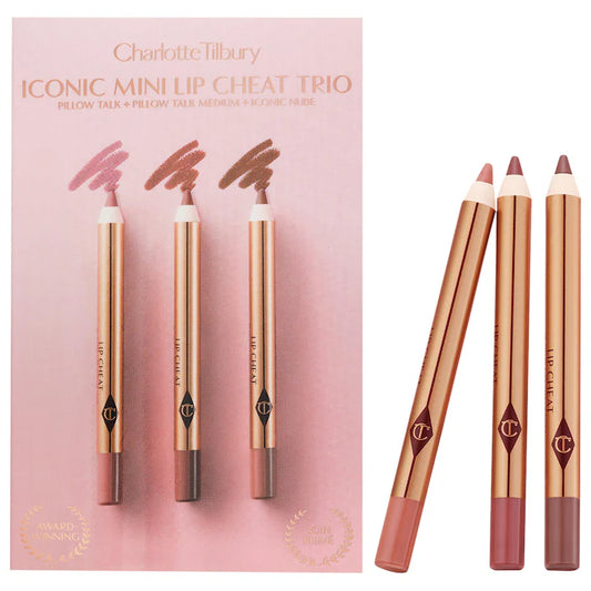 Mini Iconic Lip Cheat Lip Liner Trio - Charlotte Tilbury