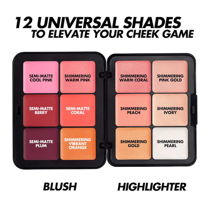 PREVENTA HD Skin Blush & Glow Longwear Cream Face Palette