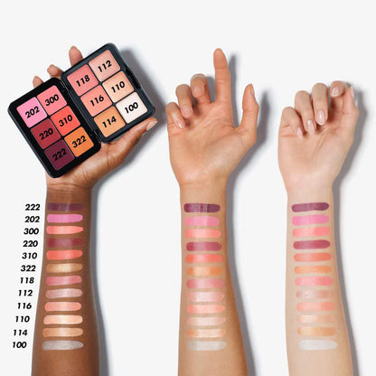 PREVENTA HD Skin Blush & Glow Longwear Cream Face Palette