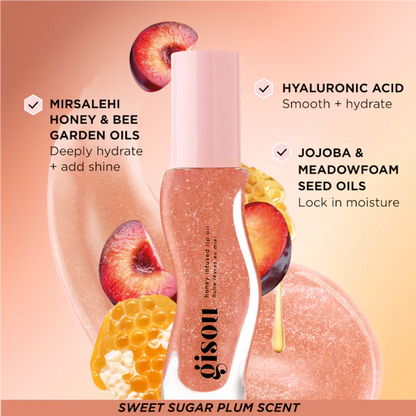 NUEVO Glazed Plum Hydrating Lip Oil - Gisou